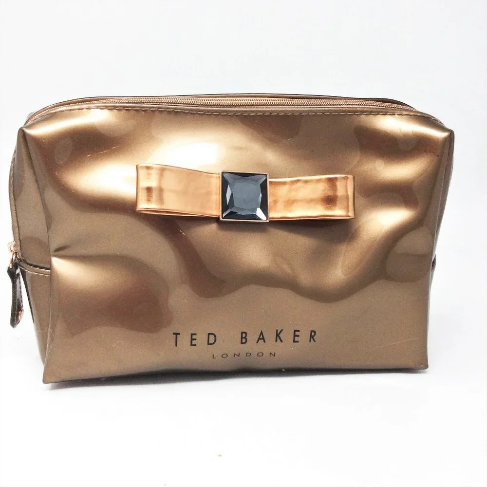 Ted Baker London Copper Gold Makeup bag
